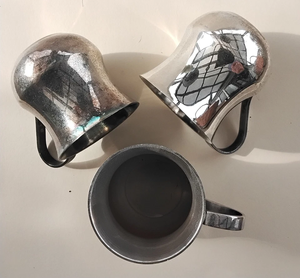 Ranleigh Silver Mugs. Small EPNS vintage (484) - image 1 of 1