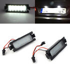 2Pcs License Number Plate Lights Lamps 18SMD For Hyundai I30 GD 5D 13-14 Canbus