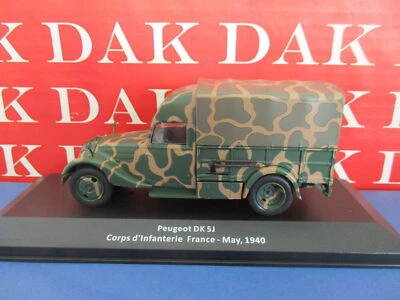 Die cast 1/43 Modellino Camion Peugeot DK 5J Corps d'Infanterie France 1940 - Immagine 1 di 4