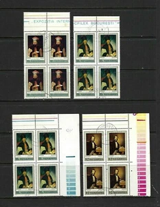 '' THE LETTER ON ROMANIAN PORTRAITS'' PHILATELIC EXH. BUCAREST 1973 4 BKLT OF - Picture 1 of 2