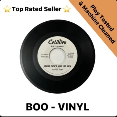 Delorise Berry - Crying Won't Help Me Now 7" 45 RPM 45-44008 Promo EX - Image 1 of 4