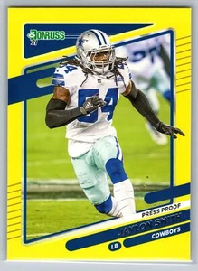 2021 Donruss Jaylon Smith Press Proof Yellow #191 Dallas Cowboys - Bild 1 von 2