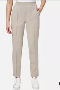 Mondetta Pants Adult Beige Pintuck Straight Leg Womens Size XL - Picture 1 of 5