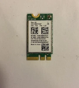 SCHEDA WIFI BLUETOOTH PER NOTEBOOK AW-NB274NF (A/N AW-NB274NF) usata - Picture 1 of 2