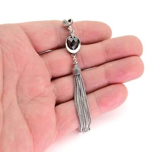 Kristall Stein Silber Quaste 925 Silber Islamische Gebetsperlen Misbaha 710582 - Bild 1 von 5