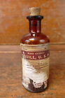Antique Parke Davis Co Squill USP 4oz Brown Medicine Apothecary Bottle Empty