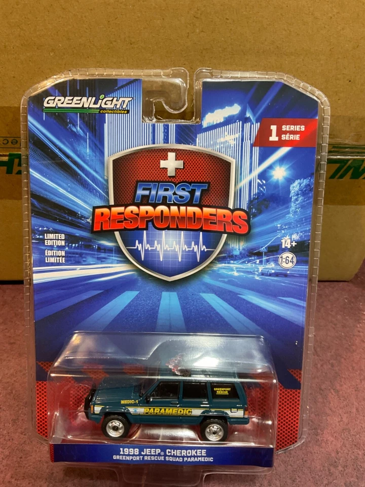 Greenlight First Responders Jeep Cherokee Greenport NY Rescue  Squad - Image 1 of 1