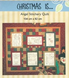 Christmas Is Angel Stitchery Quilt Pattern - Picture 1 of 1