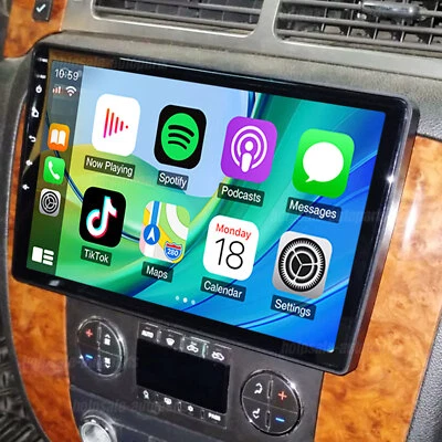 4+64G Android 14 For Chevy 2007-2014 Tahoe Suburban 10.1" CarPlay Radio Stereo - Image 1 of 4