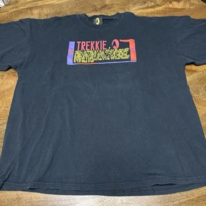 Vintage 90s Star Trek The Experience Trekkie Convention Shirt XL Vegas Hilton - Picture 1 of 10