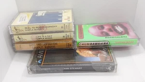 LOT OF 5 NEW CASSETTES - 3 SIMPLE MINDS - AMII STEWART - CHUMBAWAMBA - Picture 1 of 15
