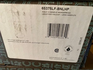 Brizo Odin 1,5 GPM breite Badarmatur - weniger Griffe gebürstetes Nickel - Bild 1 von 1