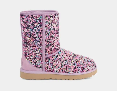 1112514 UGG Australia STELLAR SHORT Lantejoulas INCRÍVEL Botas Brilhantes 11 LOVE SHOES - Imagem 1 de 4