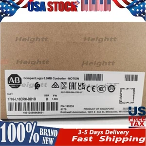 Sealed AB 1769-L18ERM-BB1B CompactLogix 0.5MB Controller Motion US Free Tax - Picture 1 of 4
