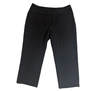 Maurices Womens I am Smart Capris Black Size 1/2 - Picture 1 of 5