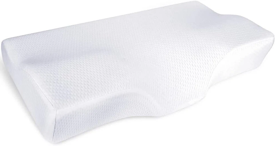Memory Foam Cervical Pillow for Side, Back & Stomach Sleepers, Ergonomic Design - Image 1 of 4