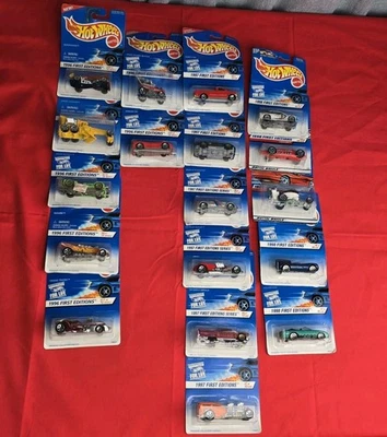 Lot Of 18 Vintage 1996 1997 1998 First Edition Hot Wheels - Image 1 of 4