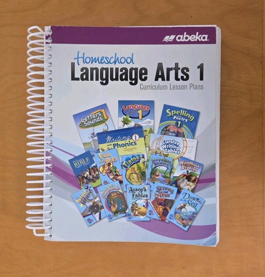 Abeka Homeschool Language Arts 1 Curriculum Lesson Plans 2017 Christian Book - Image 1 of 1