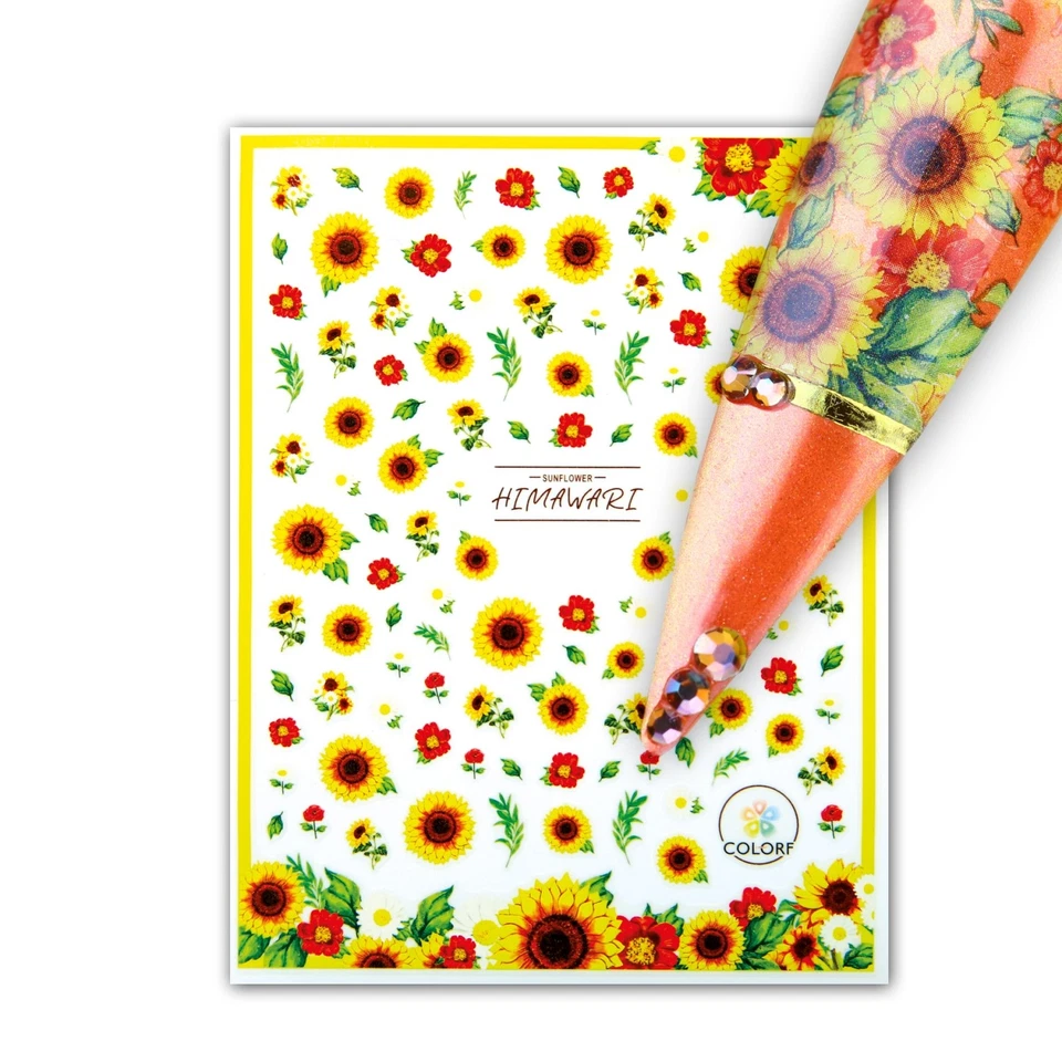 VON WELLEAN EIGENART 3x Adesivi per Unghie - Stick On Nail Slides - Adesivi per Unghie Autoadesivi (SONS-56)