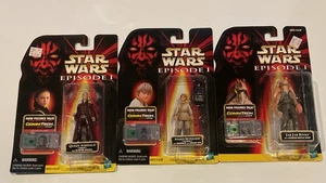 Episode 1 Figuren Commtech Amidala Jar Jar Star Wars Power Force POTF (3er Set) - Bild 1 von 4