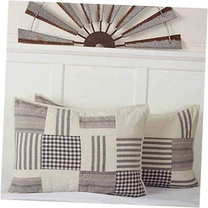 Gray Gables Quilted King Size Sham, 21" x 37", Gray and Soft Sham King Quilted - Bild 1 von 6