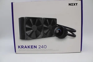 NZXT Kraken 240mm AIO CPU Liquid Cooler RL-KN240-B1 with Customizable LCD - Afbeelding 1 van 18