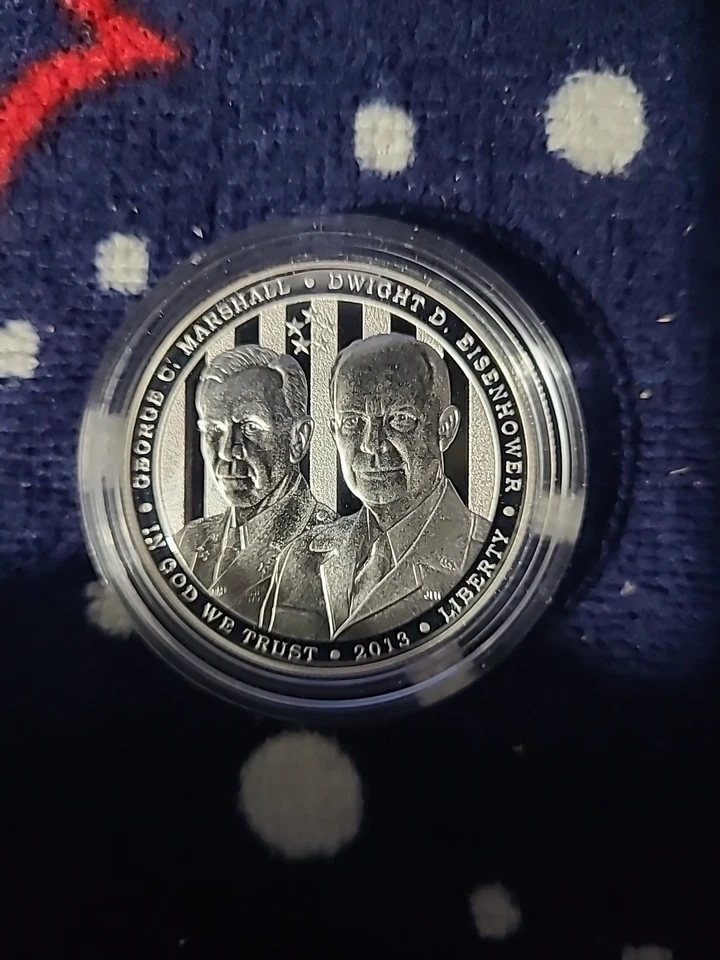 2013-P 5 Star Generals PROOF SILVER DOLLAR in Original Capsule - Image 1 of 4