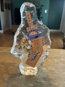 1993 FLORIDA PANTHERS INAUGURAL SEASON OPENING NIGHT LE TICKET ENCASED in ICE - Picture 1 of 13