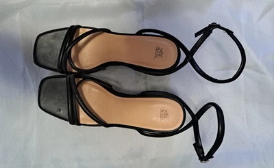 Wild Fable Talla 14 Astro Tacones Plataforma Negro Foto 1 de 4