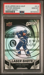 2019 Upper Deck MVP Victor Hedman Laser Shots Low Pop PSA 10 - Bild 1 von 2