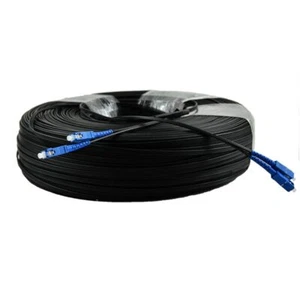Cable de fibra óptica blindado negro 30M SC-SC UPC SM 9/125 cable de conexión de fibra óptica dúplex - Imagen 1 de 1