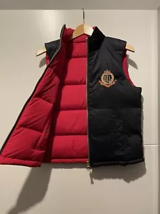 NEU! Polo Ralph Lauren Daunen Weste Wendeweste Schwarz/Rot Gr. S Green Label - Bild 1 von 10