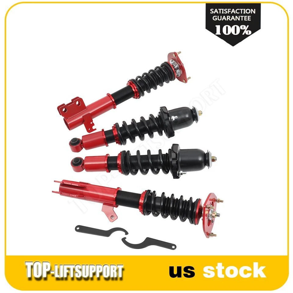 Coilovers para Toyota Corolla 2003-08 E130 suspensión puntales resortes altura ajustable Foto 1 de 4