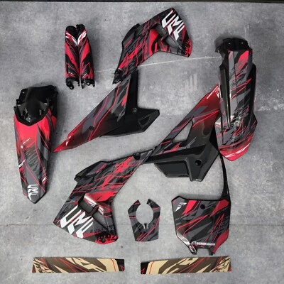 Plásticos + Gráficos para Honda CRF450R 2021-2024 CRF250R 2022-2024 Restyle Foto 1 de 4