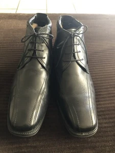 Bugatti Herren Stiefeletten schwarz Leder Größe 44 " - Bild 1 von 15