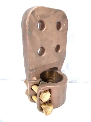  BURNDY - FD68-D12 - SUBSTATION - COPPER STUD CONNECTOR 2"-12 - 7-3/8" L - (NEW) - Image 1 of 4
