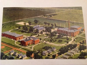 VINTAGE LINEN POSTCARD MOORHEAD STATE TEACHERS COLLEGE MOORHEAD MINNESTA UNUSED - Picture 1 of 4