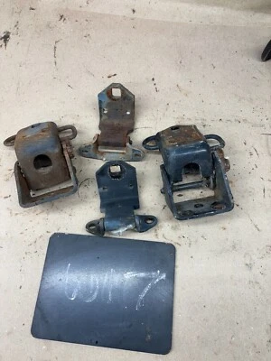 1981 83 84 1987 DODGE D100 D150 D350 DOOR HINGES HINGE SET PAIR Right Left Oem - Image 1 of 4