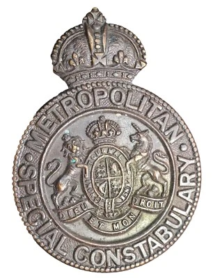 Metropolitan Special Constable ~ Badge ~ W O Lewis Birmingham ~ K/C - Image 1 of 3