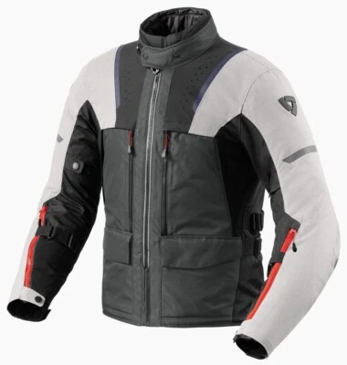 GIACCA JACKET MOTO REV'IT OFFTRACK 2 H2O ANTRACITE SILVER 3 STRATI 3LAYER TG L - Immagine 1 di 2