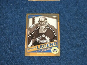 PATRICK ROY AVALANCHE 2012-13 O-PEE-CHEE MARQUEE LEGENDS GOLD #G3 (H-453)