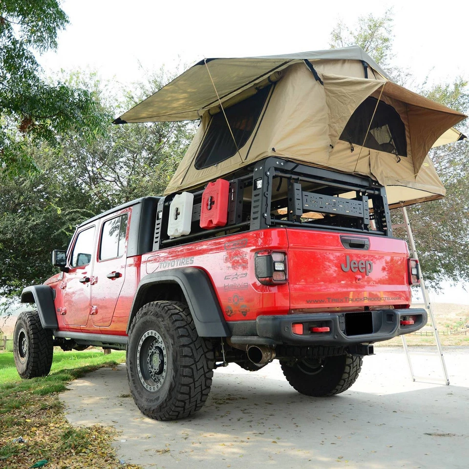 ZROADZ 19-21 se adapta a Ford Ranger 19-22 para Jeep Gladiator Overland cerraduras de rack Foto 1 de 4