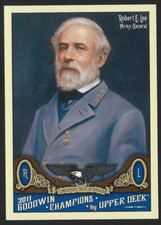2011 Upper Deck Goodwin Champions #167 Robert E. Lee Baseball Card Army General
