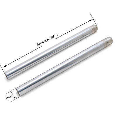 For Harley Chrome 41mm 20-7/8" Fork Tubes Touring Electra Glide FLHTC FLHT 84-13 - Изображение 1 из 3
