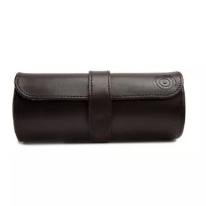 RRP€305 WOLF Brown Watch Roll with Cigar Case - Picture 1 of 7