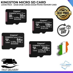 Kingston 32GB 64GB 128GB 256GB MicroSD Card Class 10 - Phone/Tablet Memory Card - Zdjęcie 1 z 5