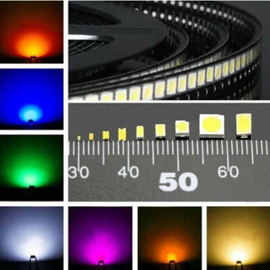 LED SMD / SMT 0402 0603 0805 5050 1206 3528 - Rojo Amarillo Azul Verde Blanco Naranja - Imagen 1 de 10
