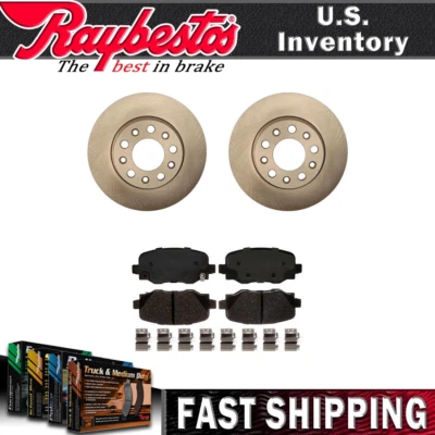 Rotores de freno traseros y pastillas de freno de cerámica con herrajes para Fiat 500X 2018 Foto 1 de 4