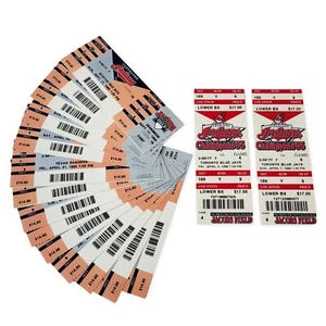 1995-1996 Cleveland Indians Unused Ticket Stubs Lot - Different Games Same Seat - Picture 1 of 7