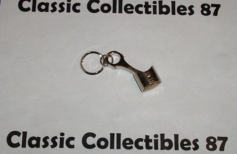 VINTAGE PISTON & CONNECTING ROD KEYCHAIN/ZIPPPER PULL NASCAR RACING Cover